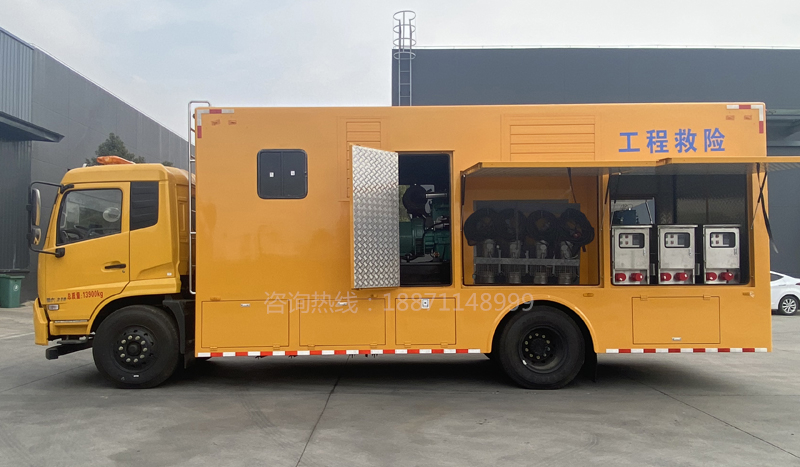 東風天錦大流量排水搶險車【3000-4000m3/h】