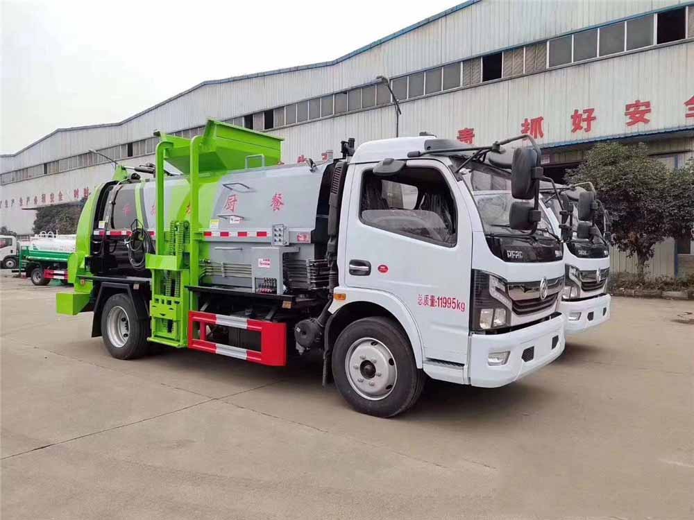 國六8方東風D7餐廚垃圾車 國六8方東風D7餐廚垃圾車