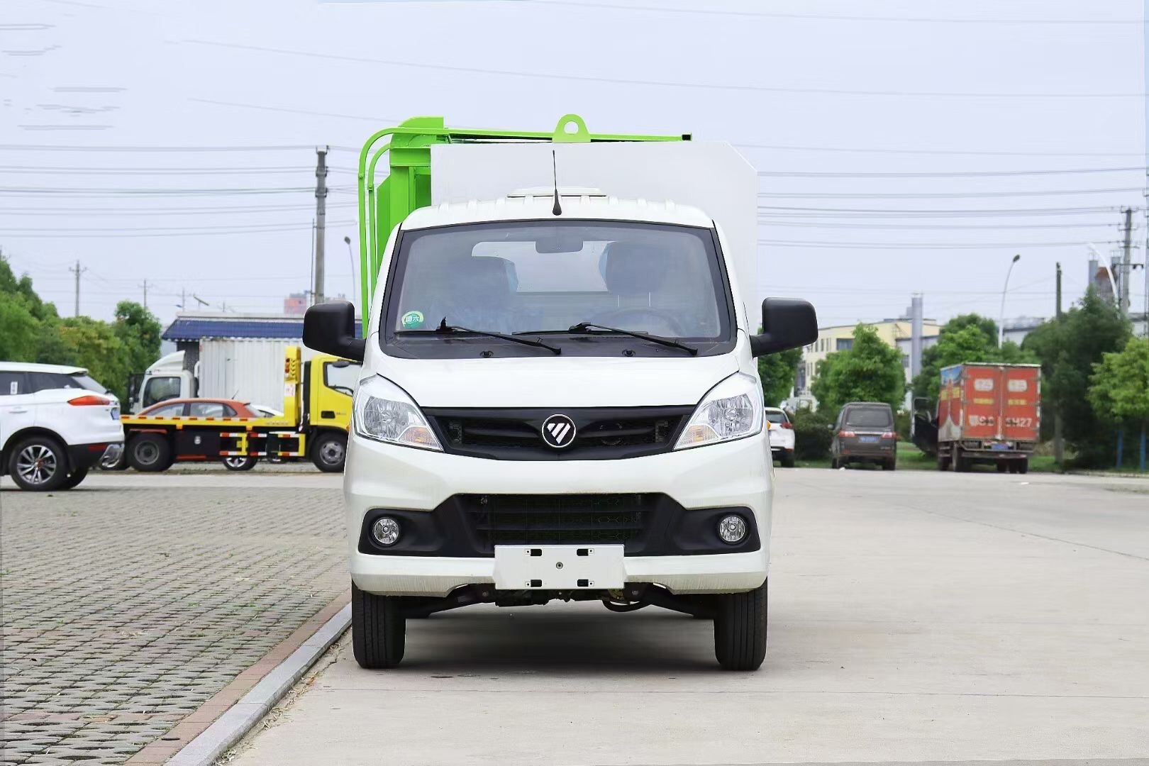 國六福田祥菱4方藍牌掛桶垃圾車 國六福田祥菱4方藍牌掛桶垃圾車