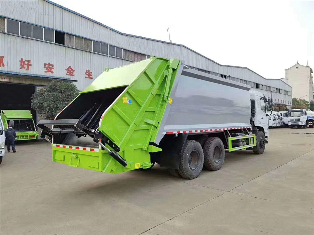 國六18立方東風專底后雙橋 壓縮垃圾車 國六18立方東風專底后雙橋 壓縮垃圾車