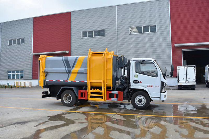 國六7方 藍牌東風D6 側裝壓縮垃圾車 國六7方 藍牌東風D6 側裝壓縮垃圾車